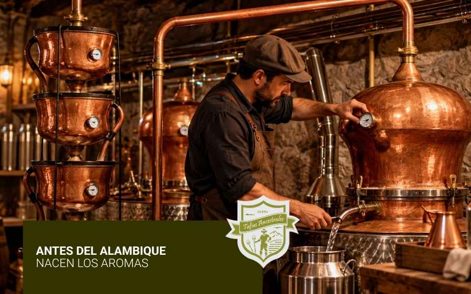Antes del alambique nacen los aromas
